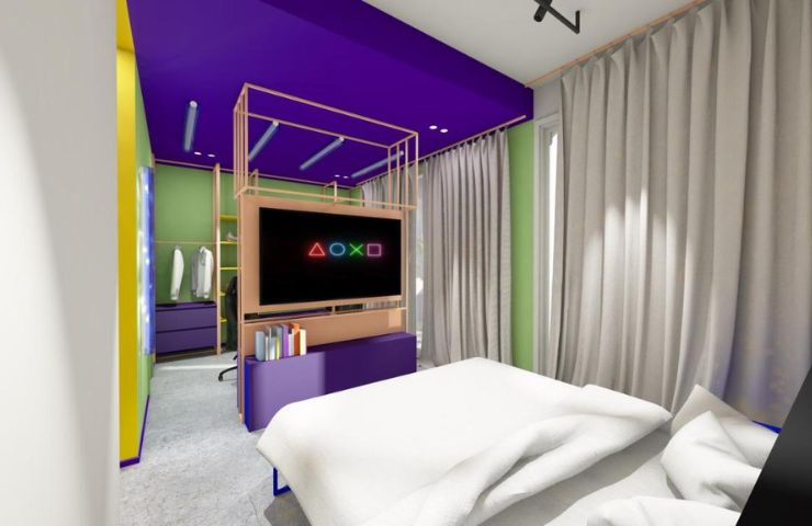 l'hotel dedicato ai videogiochi sta per aprire i battenti